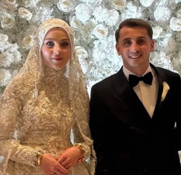 Milli futbolcu Kerem Aktürkoğlu'nun düğününden yeni fotoğraflar ortaya çıktı 5