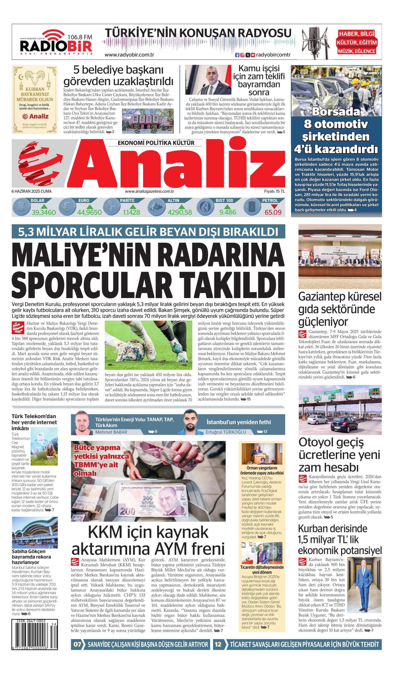 Türkiye bağımlı hale geldi! Anjiyo salgını var... 6 Haziran Cuma gazete manşetleri 19