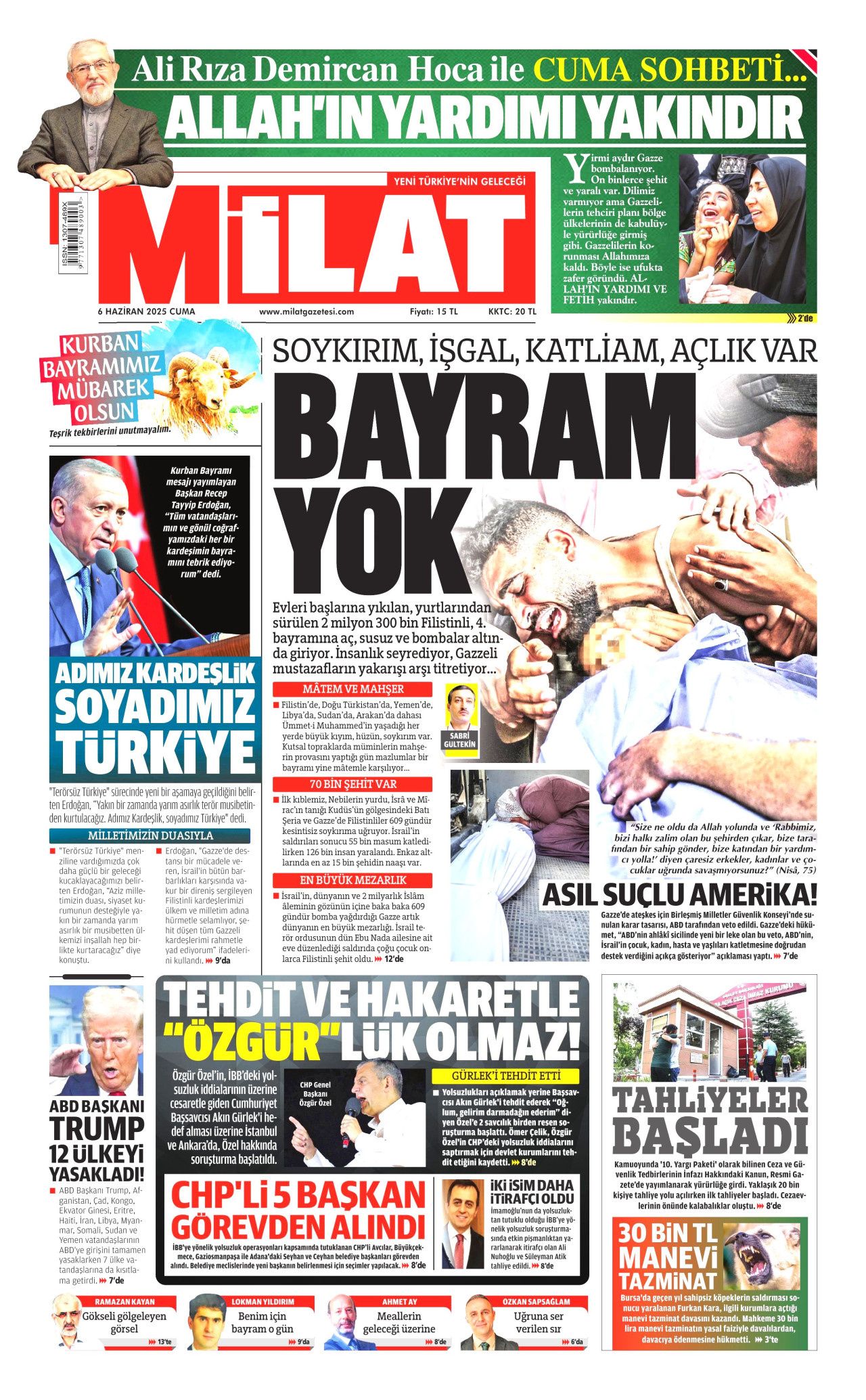 Türkiye bağımlı hale geldi! Anjiyo salgını var... 6 Haziran Cuma gazete manşetleri 12