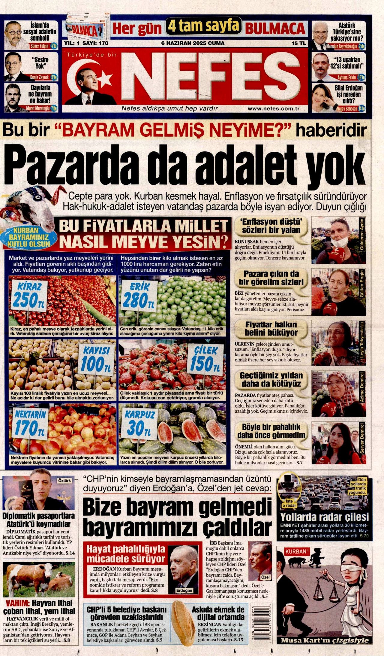 Türkiye bağımlı hale geldi! Anjiyo salgını var... 6 Haziran Cuma gazete manşetleri 17