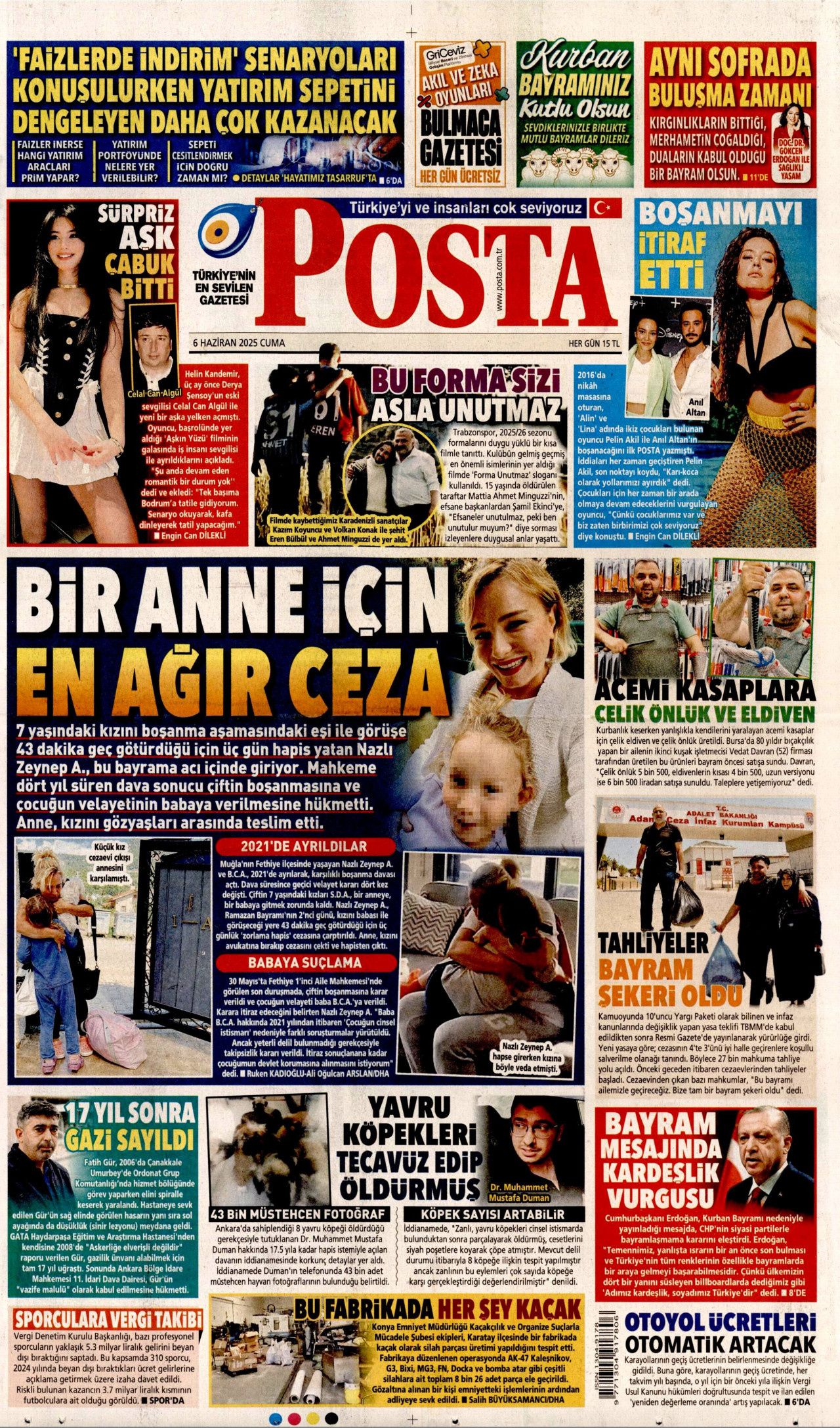 Türkiye bağımlı hale geldi! Anjiyo salgını var... 6 Haziran Cuma gazete manşetleri 14