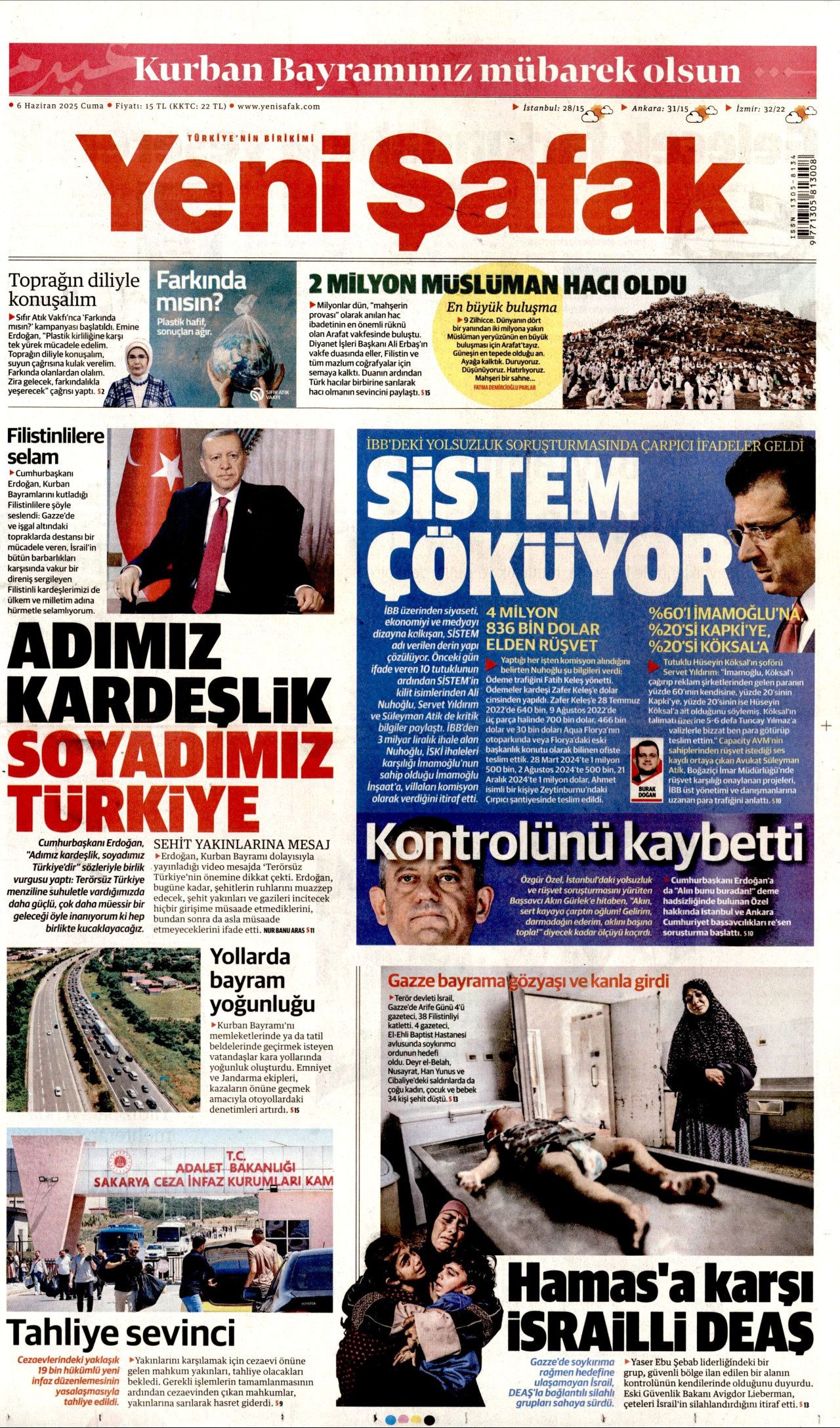 Türkiye bağımlı hale geldi! Anjiyo salgını var... 6 Haziran Cuma gazete manşetleri 9