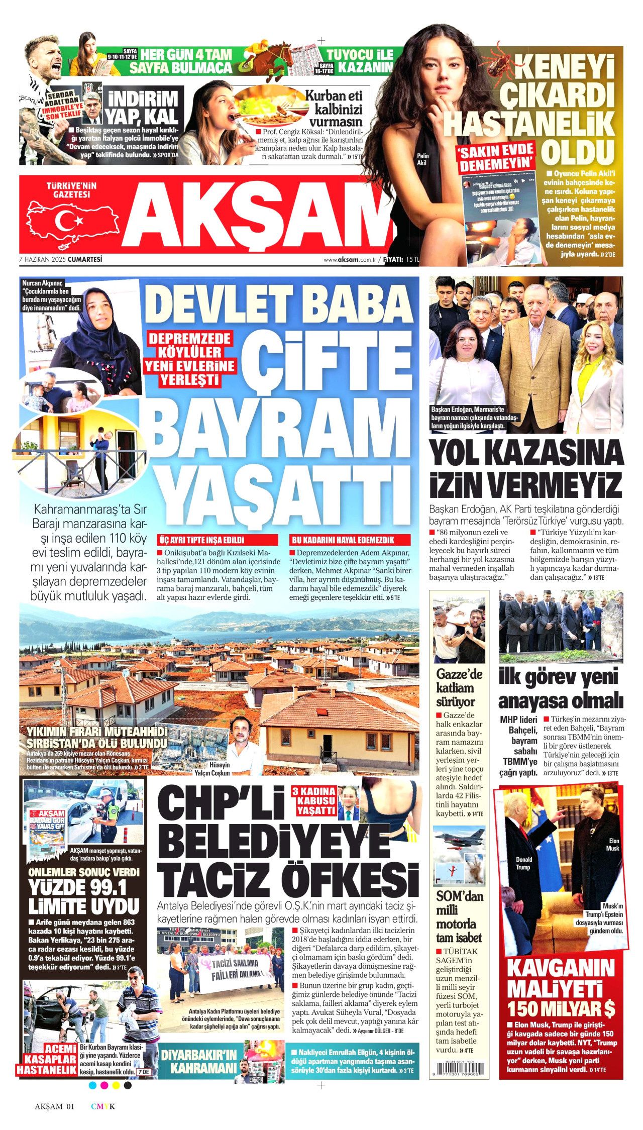 Devlet baba çifte bayram yaşattı! Depremzede köylüler yeni evine yerleşti... 1