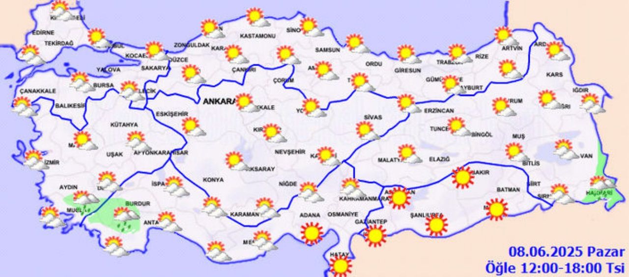 Türkiye'de bahar havası! Bayramın 3. günü hava günlük güneşlik 3