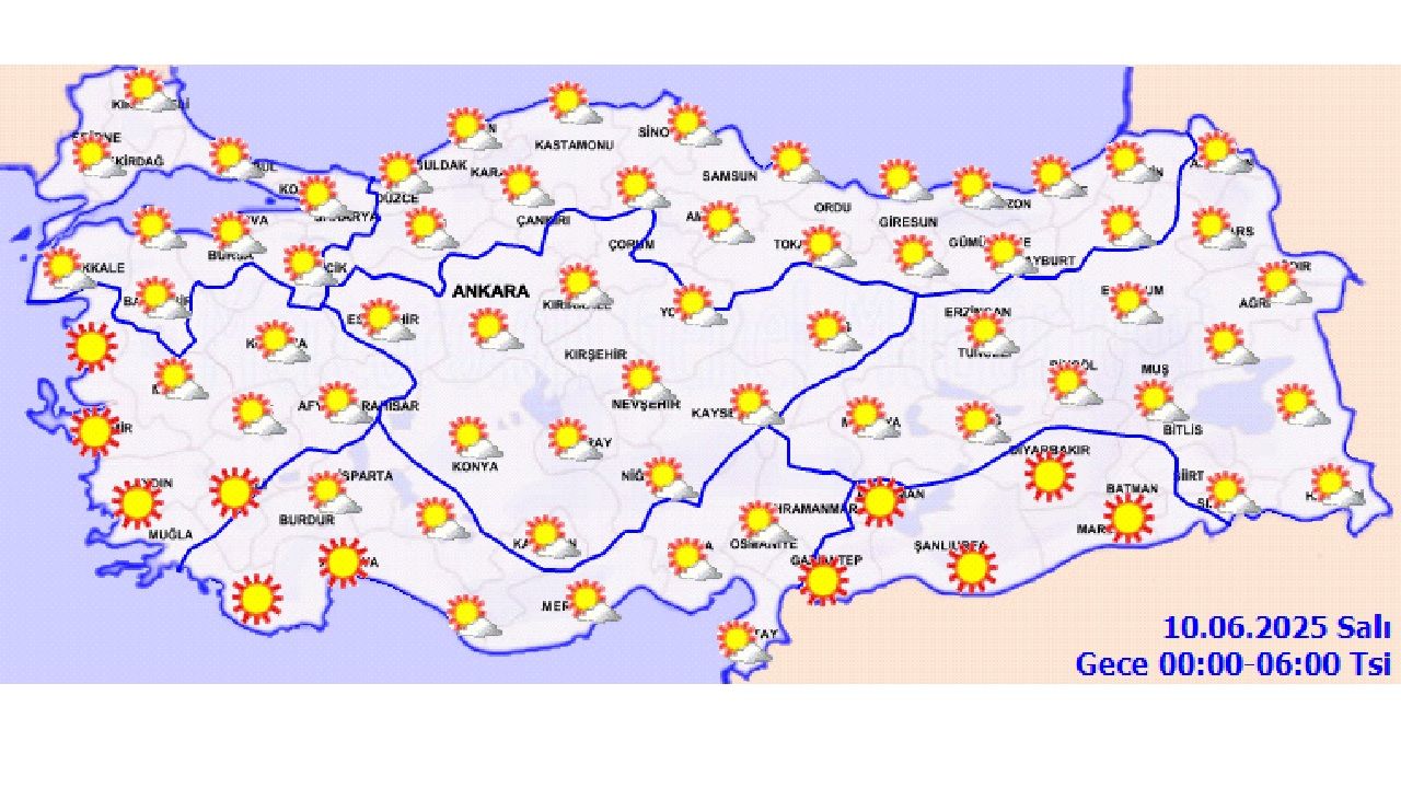 Meteoroloji yurt geneli hava durumu raporu geldi: Doğu Anadolu'da sağanak yağış bekleniyor... 2