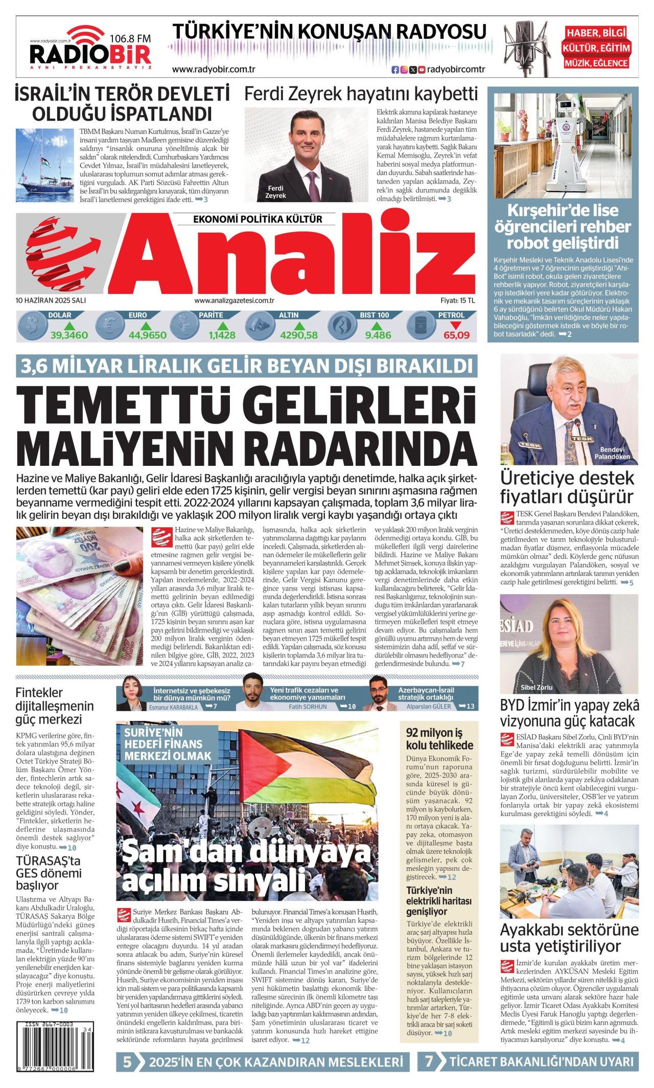 Haydut İsrail tekneye saldırdı! Madleen'e şafak baskını manşetlerde... 10 Haziran Salı gazete manşetleri 23