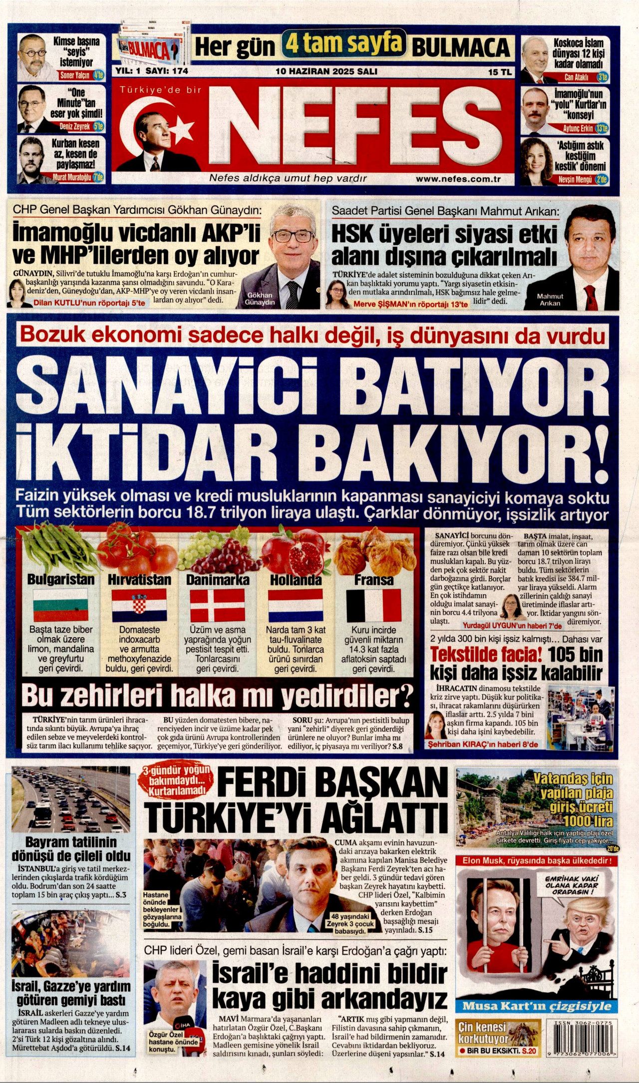 Haydut İsrail tekneye saldırdı! Madleen'e şafak baskını manşetlerde... 10 Haziran Salı gazete manşetleri 21