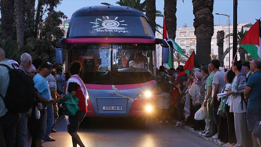 Gazze’ye yardım için yola çıkan ‘Sumud Konvoyu’ Libya’ya ulaştı: Hedef Refah Sınır Kapısı! 9