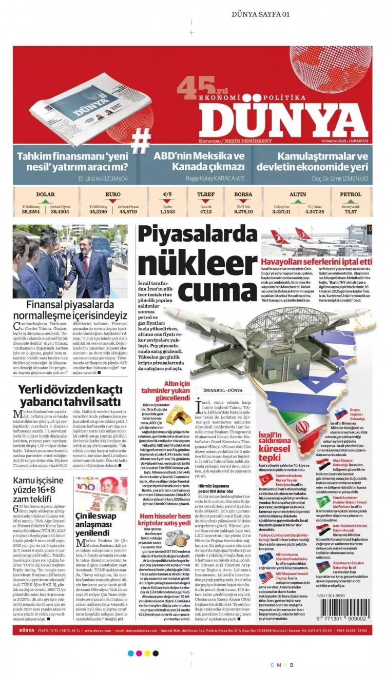 Haydut devlet İsrail dünyayı felakete sürüklüyor! İsrail ile İran arasındaki füze yağmuru manşetlerde 9