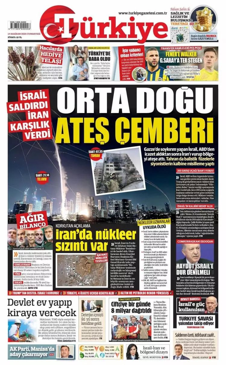 Haydut devlet İsrail dünyayı felakete sürüklüyor! İsrail ile İran arasındaki füze yağmuru manşetlerde 3
