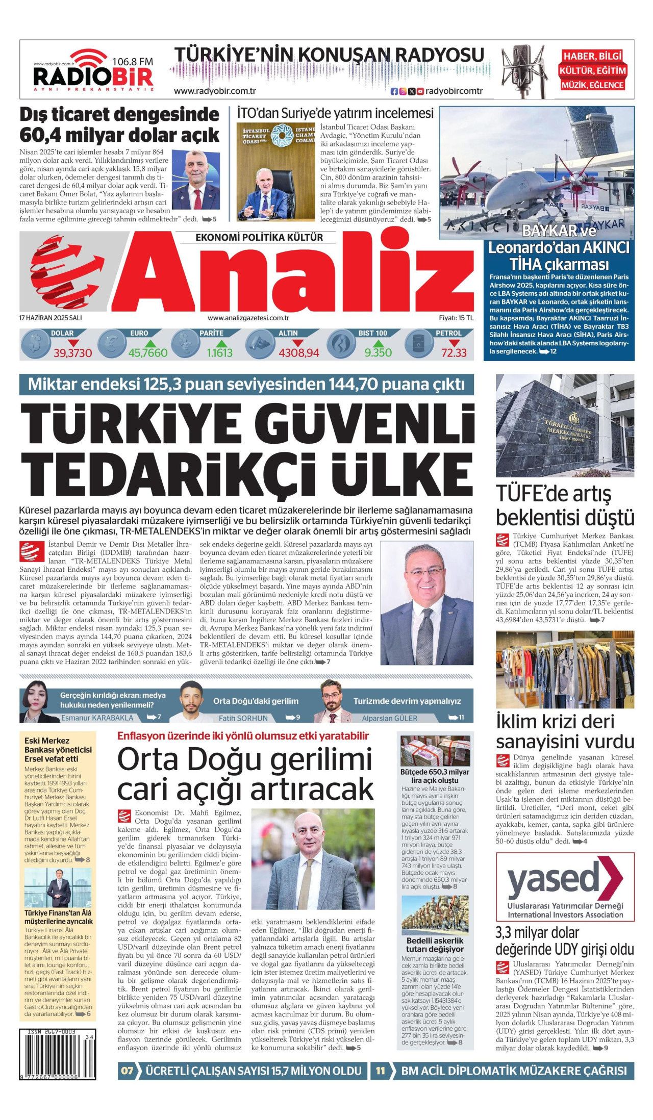 İsrail artık güvende değil! Nükleer kullanma ihtimali arttı...  17 Haziran Salı gazete manşetleri... 8