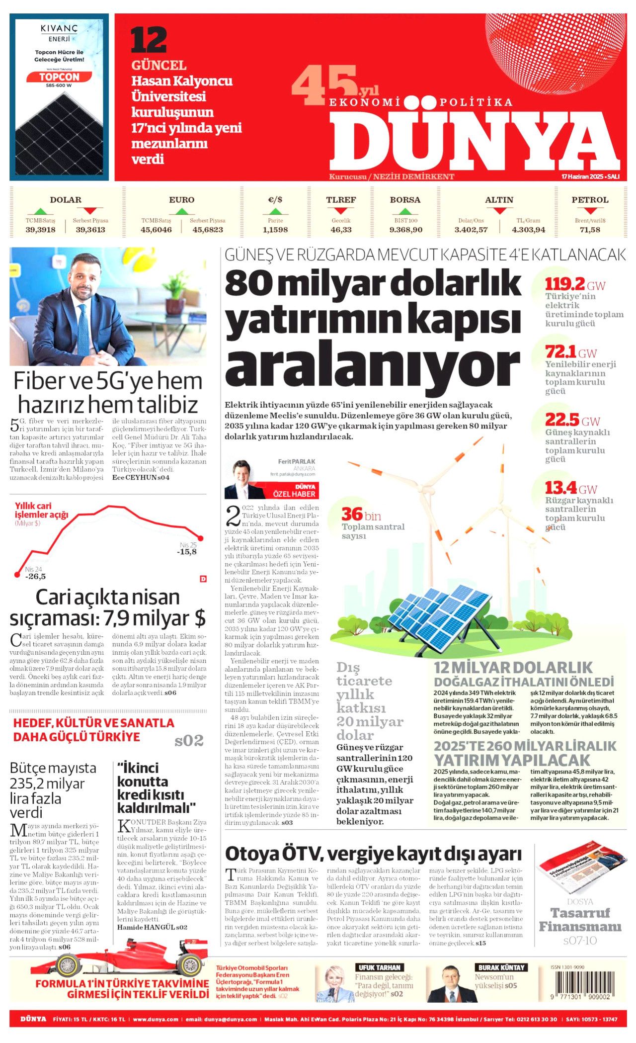 İsrail artık güvende değil! Nükleer kullanma ihtimali arttı...  17 Haziran Salı gazete manşetleri... 10