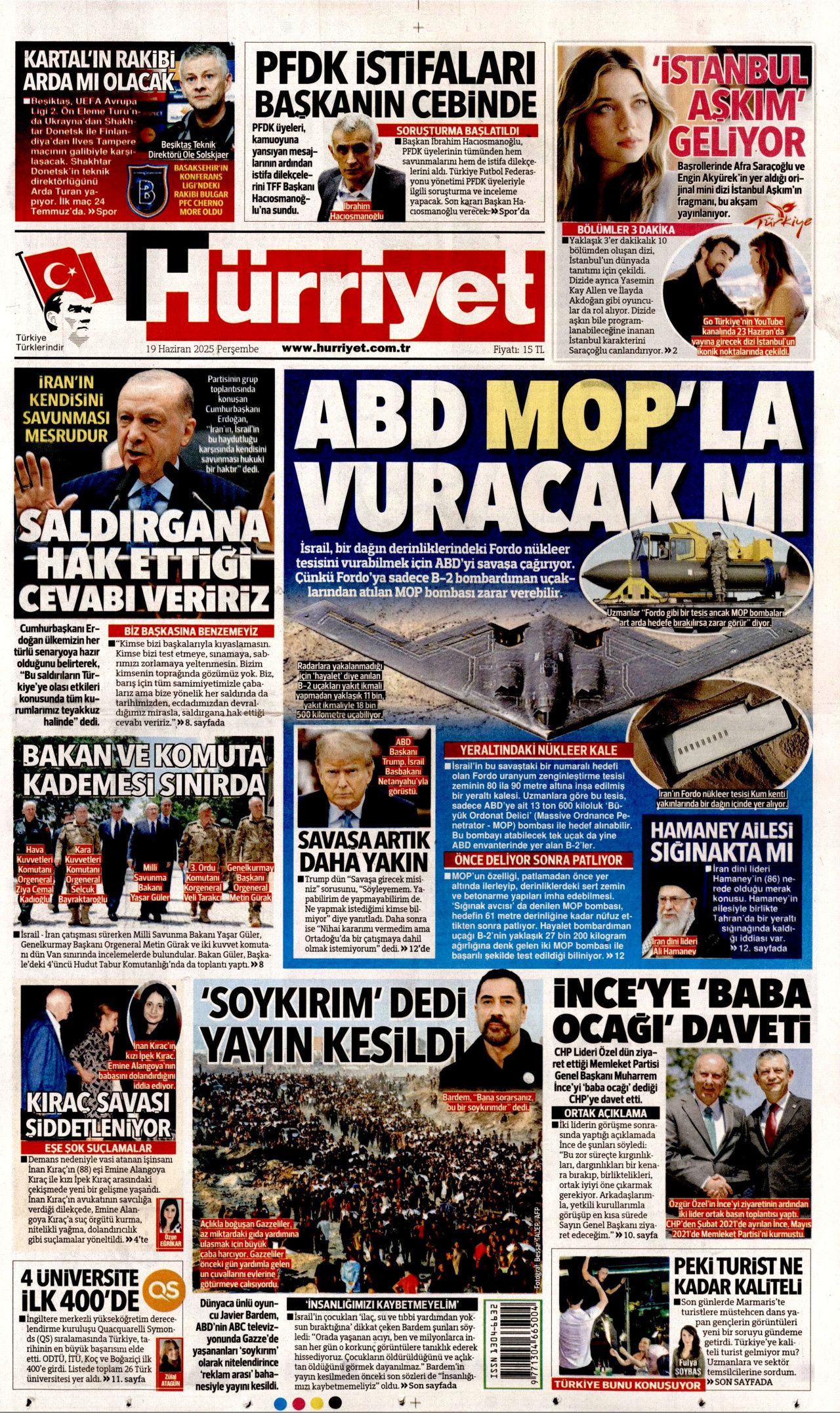 ABD MOP'la vuracak mı? İsrail, Fordo nükleer tesisini vurabilmek için ABD'yi savaşa çağırıyor... 1