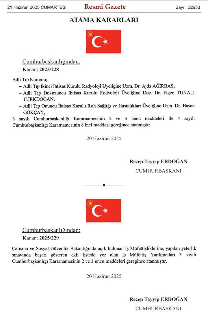 Cumhurbaşkanı Erdoğan imzaladı! Üç ülkeye yeni büyükelçi atandı 2