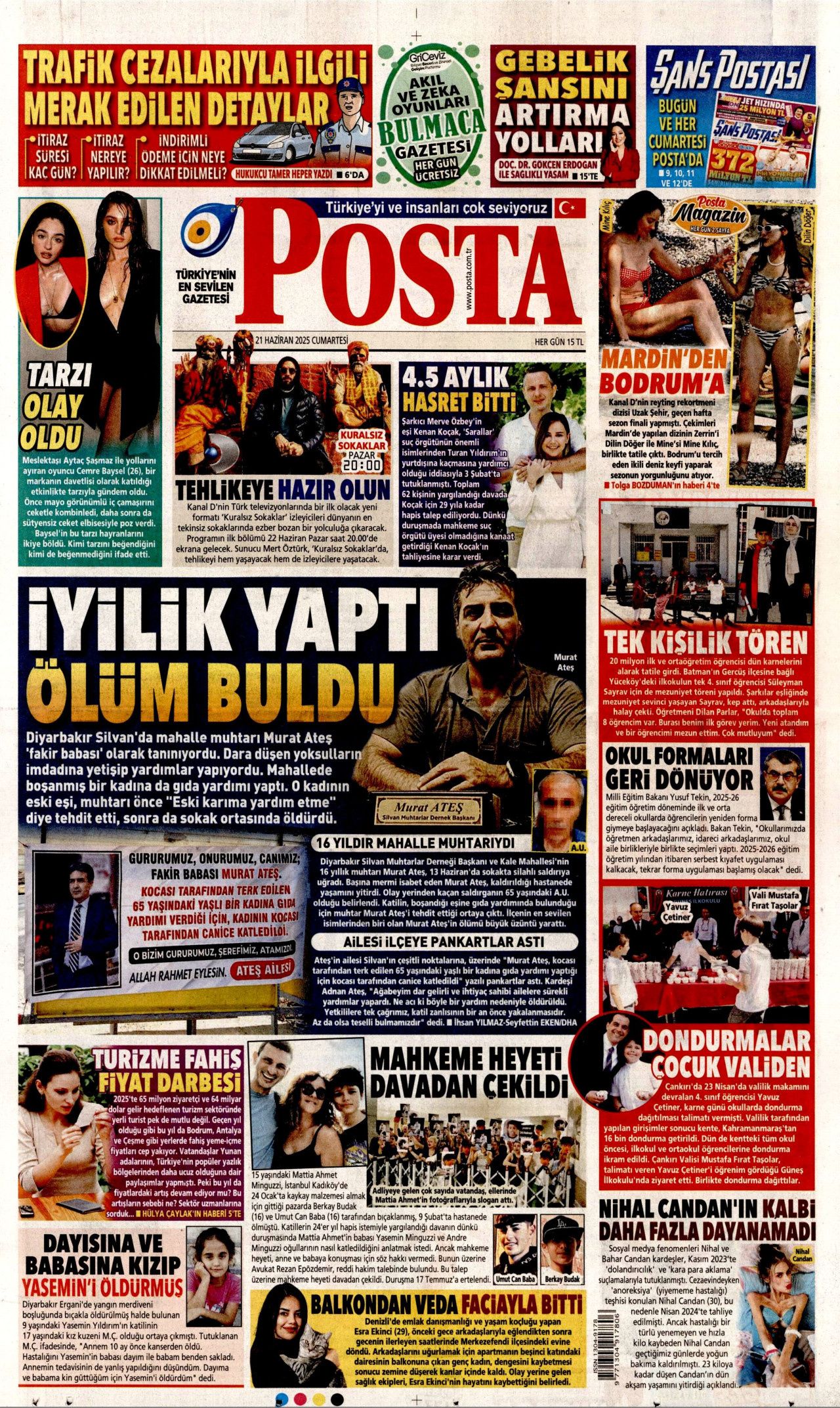 Soykırımcı İsrail gerçekleri gizliyor! Korku, yalan, sansür... 21 Haziran Cumartesi gazete manşetleri 8
