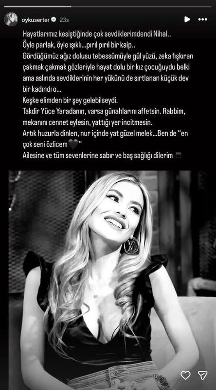 Öykü Serter'den Nihal Candan'a duygusal veda! "Keşke elimden bir şey gelebilseydi!" 4
