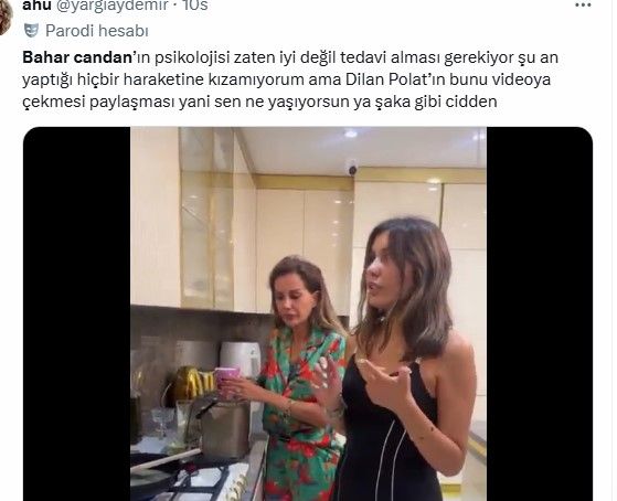 Bahar Candan ile helva kavurduğu video tepki çekti! Nihal Candan'ın ölümünü etkileşim ve prim uğruna kullandığı iddia edilen Dilan Polat'tan eleştirilere yanıt geldi 6