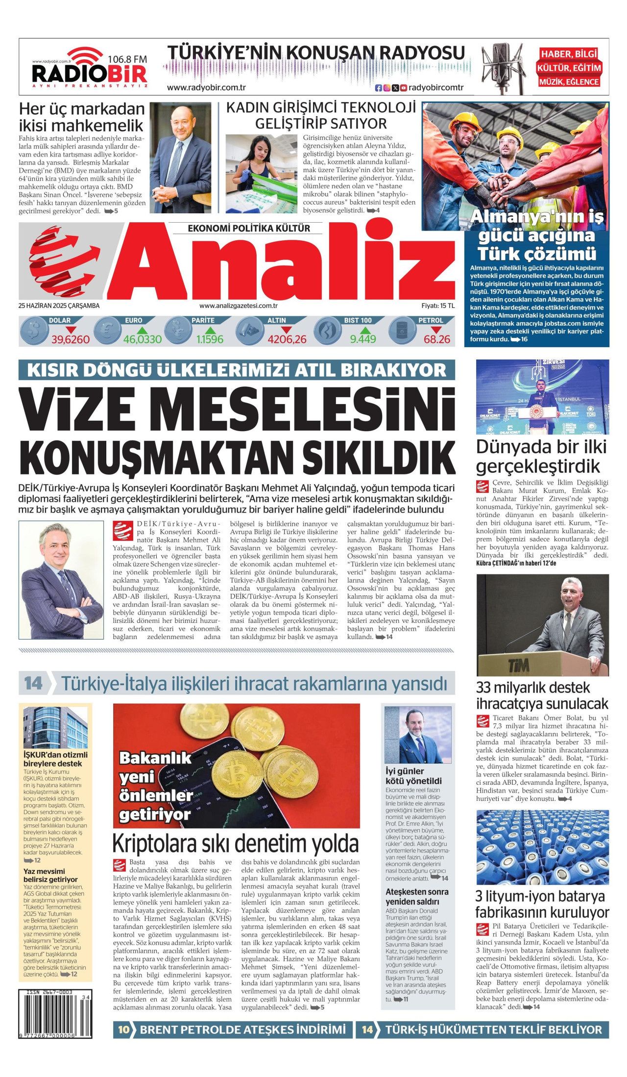 Cumhurbaşkanı Erdoğan-Trump görüşmesi manşetlerde! Hangi gazete nasıl gördü? 25 Haziran Çarşamba gazete manşetleri... 20