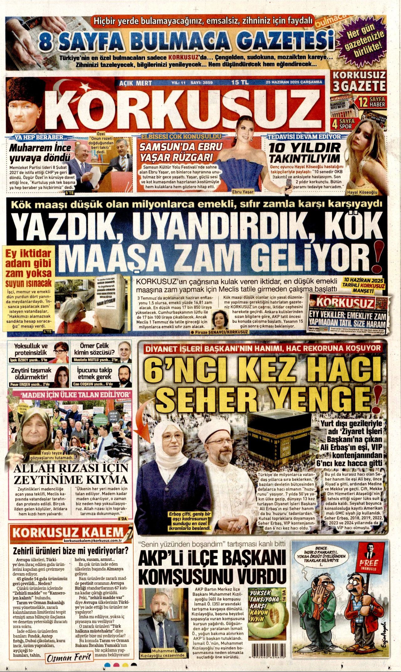 Cumhurbaşkanı Erdoğan-Trump görüşmesi manşetlerde! Hangi gazete nasıl gördü? 25 Haziran Çarşamba gazete manşetleri... 21