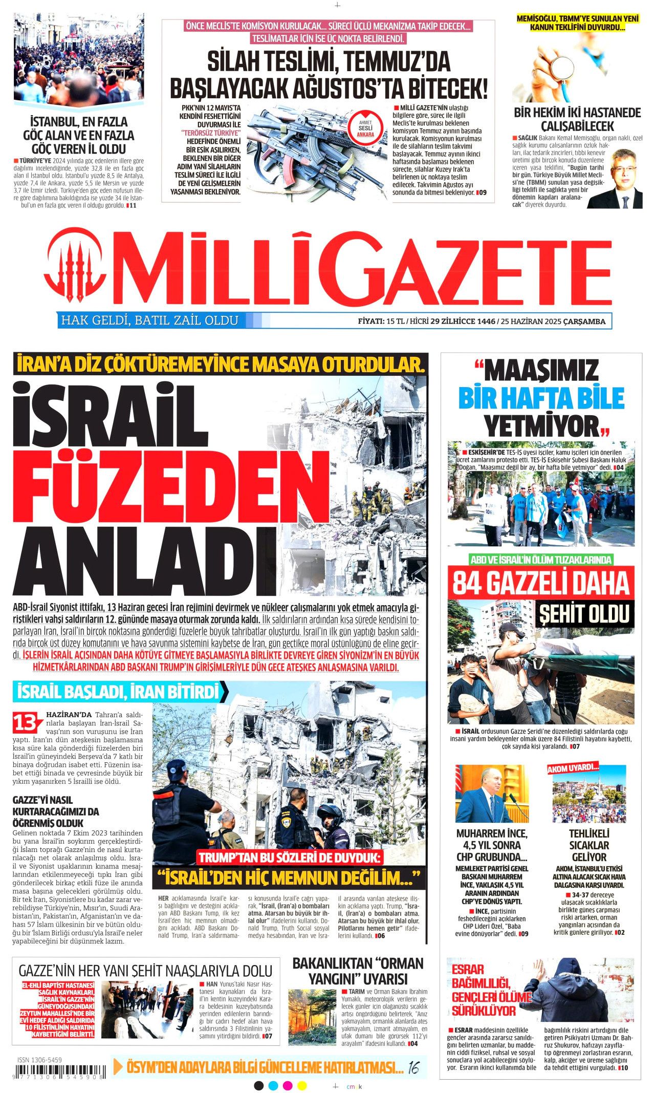 Cumhurbaşkanı Erdoğan-Trump görüşmesi manşetlerde! Hangi gazete nasıl gördü? 25 Haziran Çarşamba gazete manşetleri... 17
