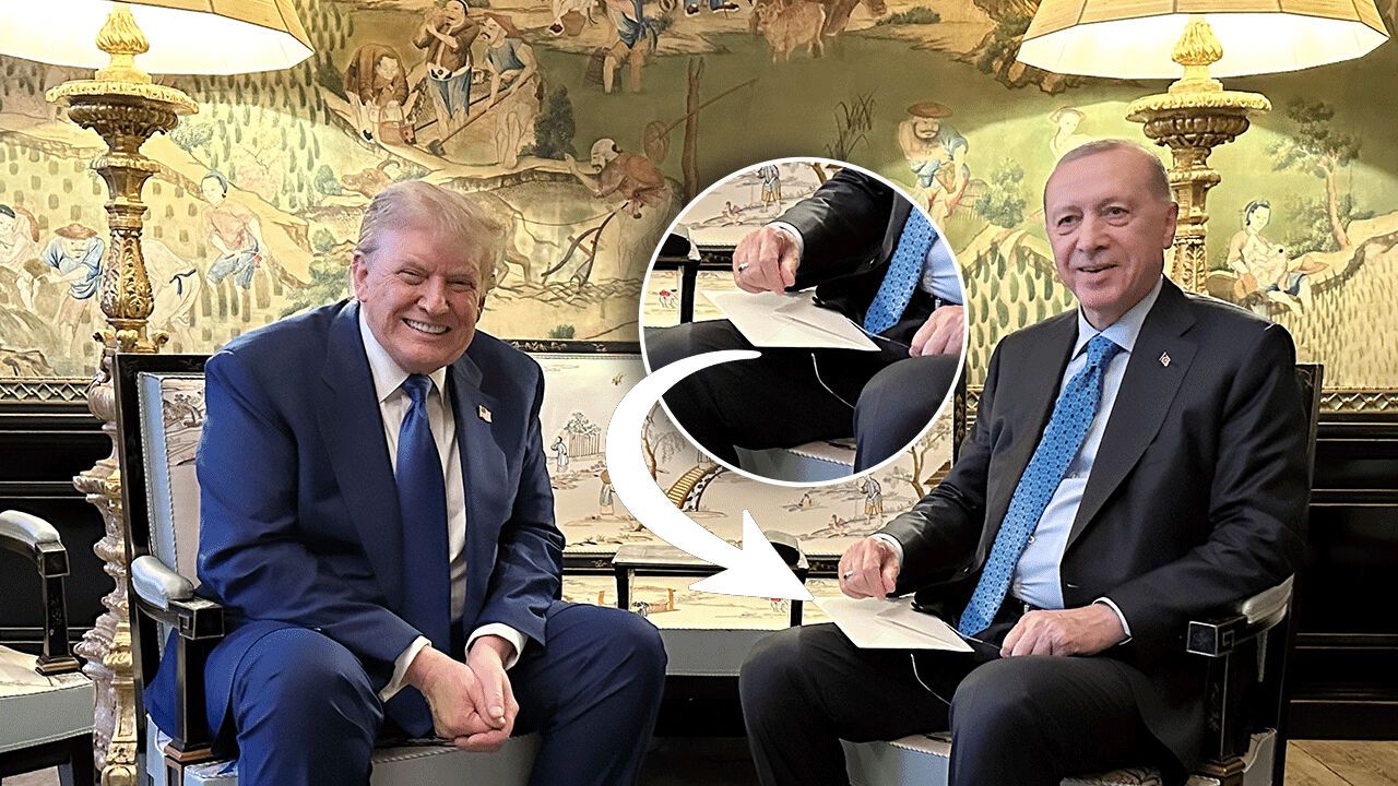 Cumhurbaşkanı Erdoğan-Trump zirvesinde dikkat çeken detay! Erdoğan'ın elindeki zarfta ne var? İşte iki senaryo... 4