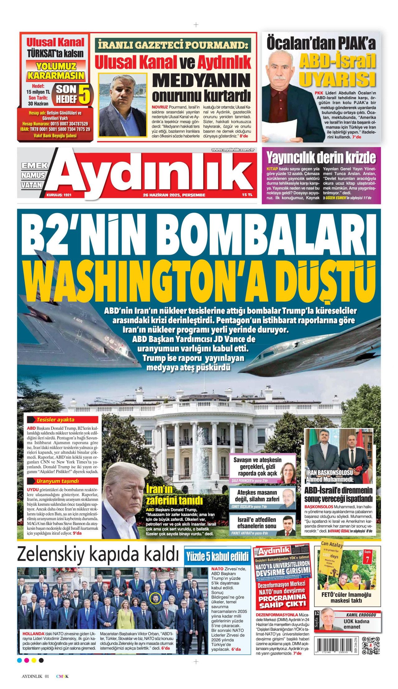 Fordo Leaks kızdırdı! Trump, Pentagon raporunu haberleştirenlere ateş püskürdü... 22