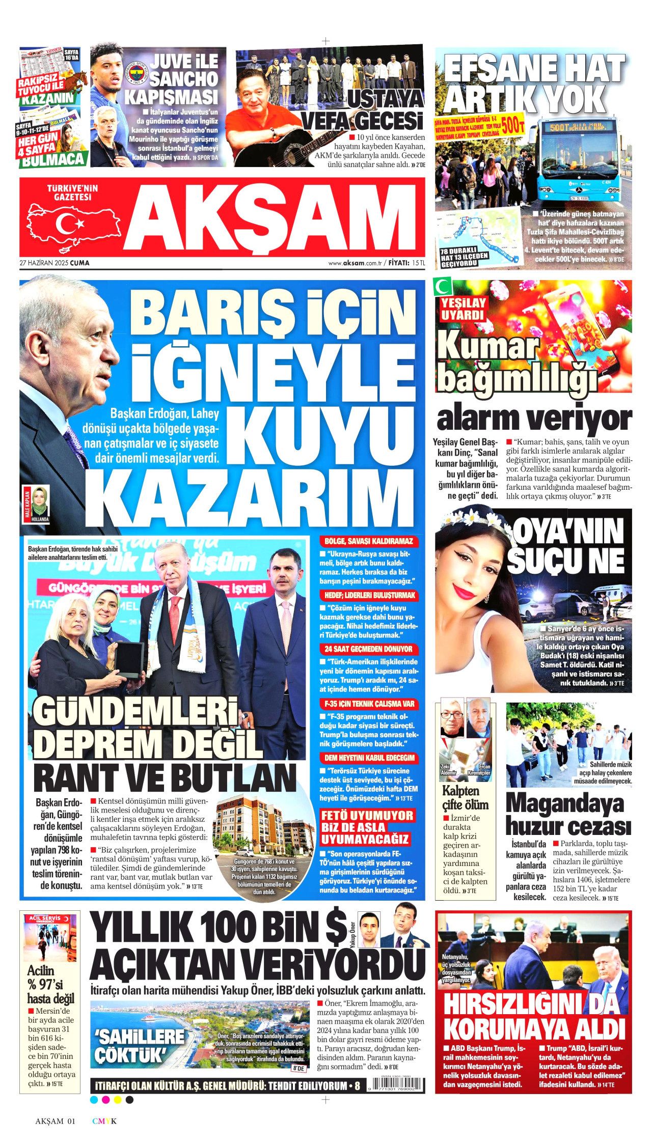Sistemler sistemini kuruyoruz! Cumhurbaşkanı Erdoğan uçakta 'Çelik Kubbe'yi anlattı... 8