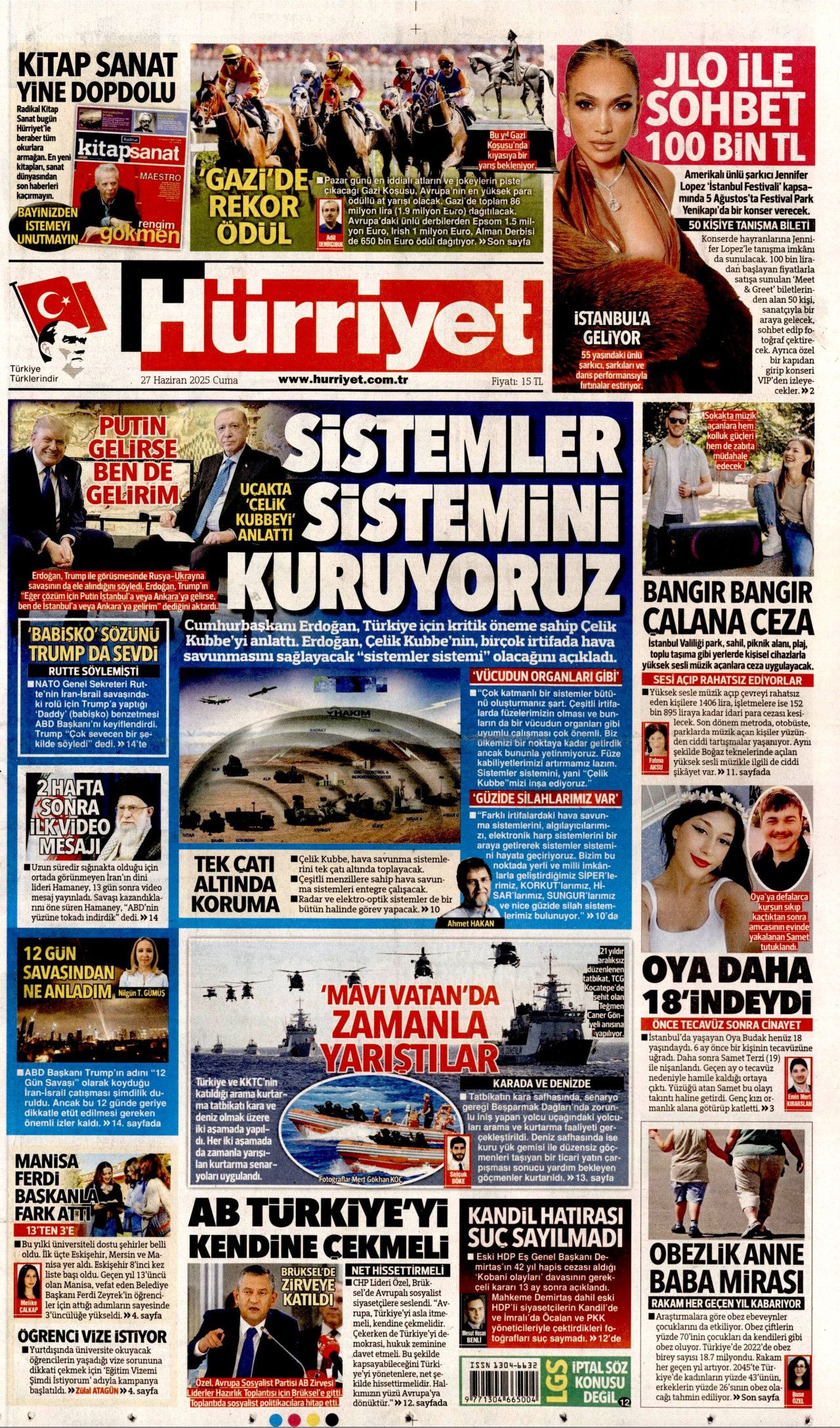 Sistemler sistemini kuruyoruz! Cumhurbaşkanı Erdoğan uçakta 'Çelik Kubbe'yi anlattı... 1