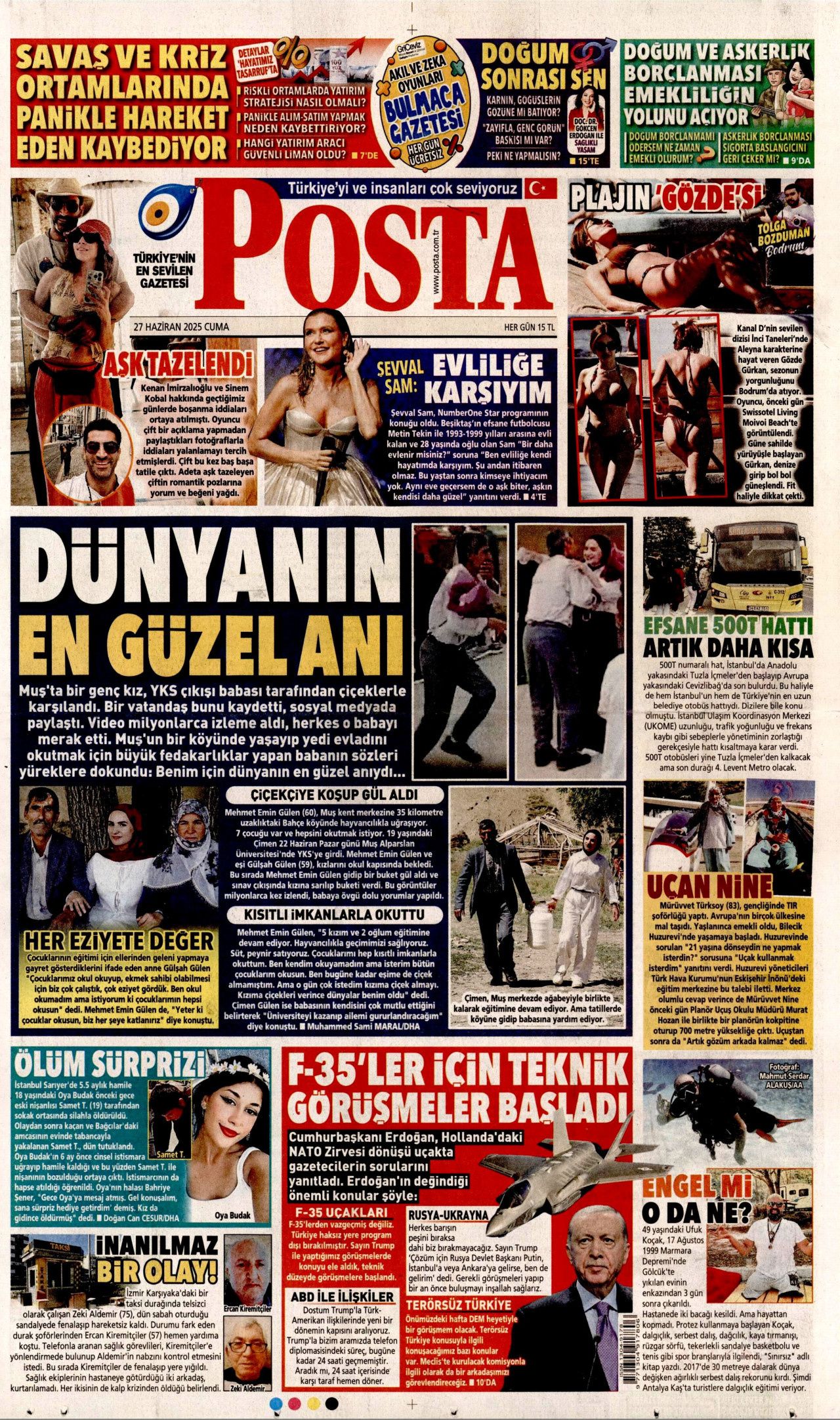 Sistemler sistemini kuruyoruz! Cumhurbaşkanı Erdoğan uçakta 'Çelik Kubbe'yi anlattı... 14