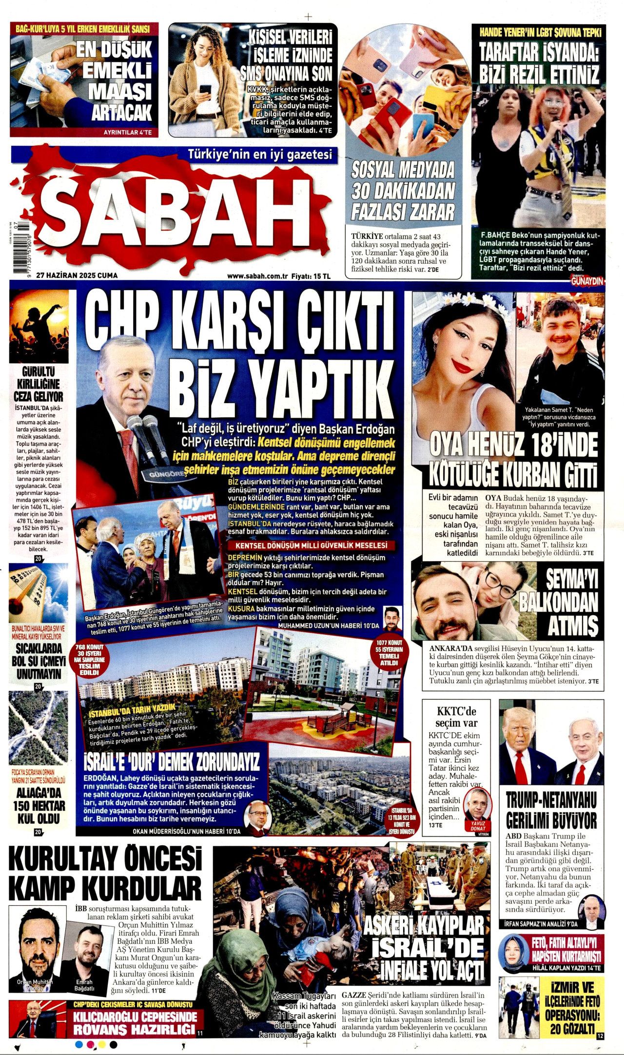 Sistemler sistemini kuruyoruz! Cumhurbaşkanı Erdoğan uçakta 'Çelik Kubbe'yi anlattı... 7