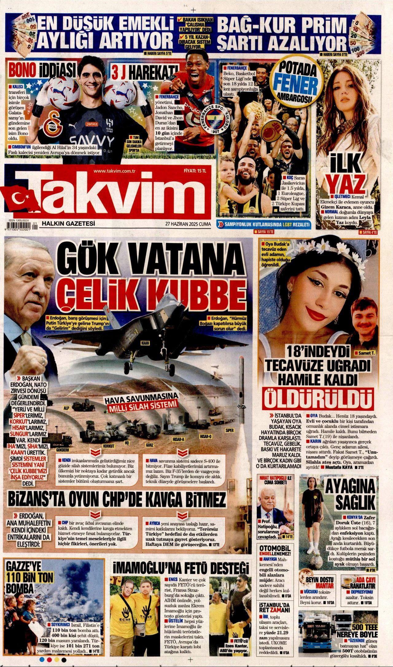 Sistemler sistemini kuruyoruz! Cumhurbaşkanı Erdoğan uçakta 'Çelik Kubbe'yi anlattı... 11