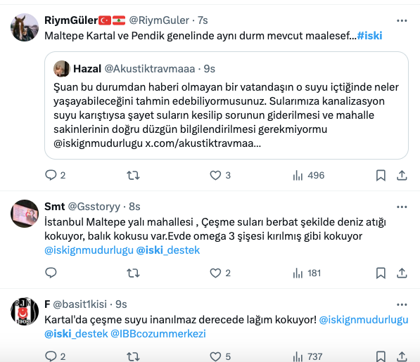 İstanbul'da musluk suyu alarmı: Kartal, Maltepe ve Pendik'ten lağım kokusu şikayetleri yükseliyor! 7