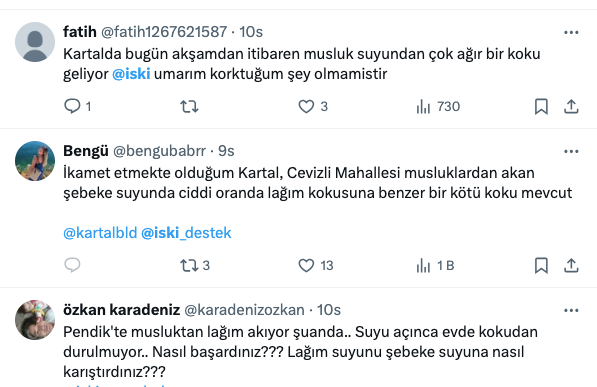 İstanbul'da musluk suyu alarmı: Kartal, Maltepe ve Pendik'ten lağım kokusu şikayetleri yükseliyor! 6