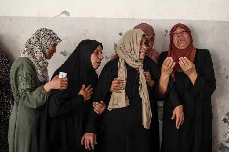 Katliam sonrası sürgün emri: Gazze'den kan donduran görüntüler! 4