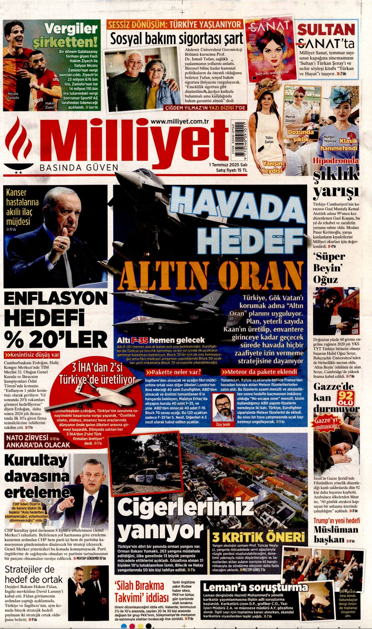 Alevler arasında can pazarı... Savaş gibi mücadele manşetlerde! 15