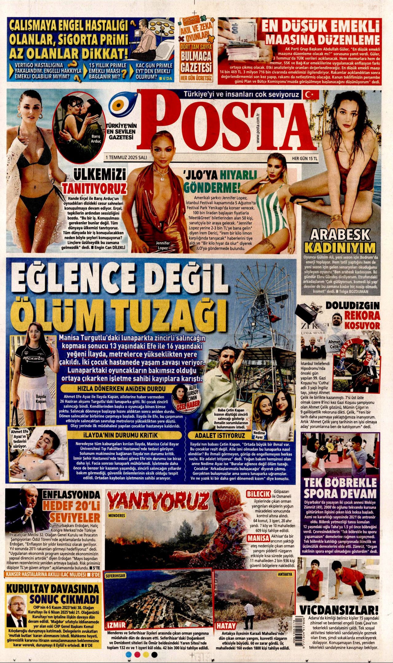 Alevler arasında can pazarı... Savaş gibi mücadele manşetlerde! 11