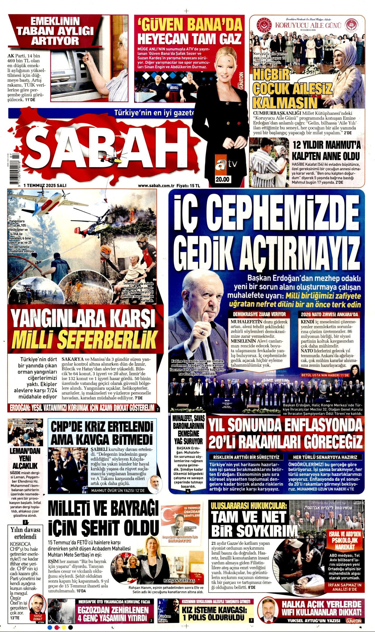 Alevler arasında can pazarı... Savaş gibi mücadele manşetlerde! 4