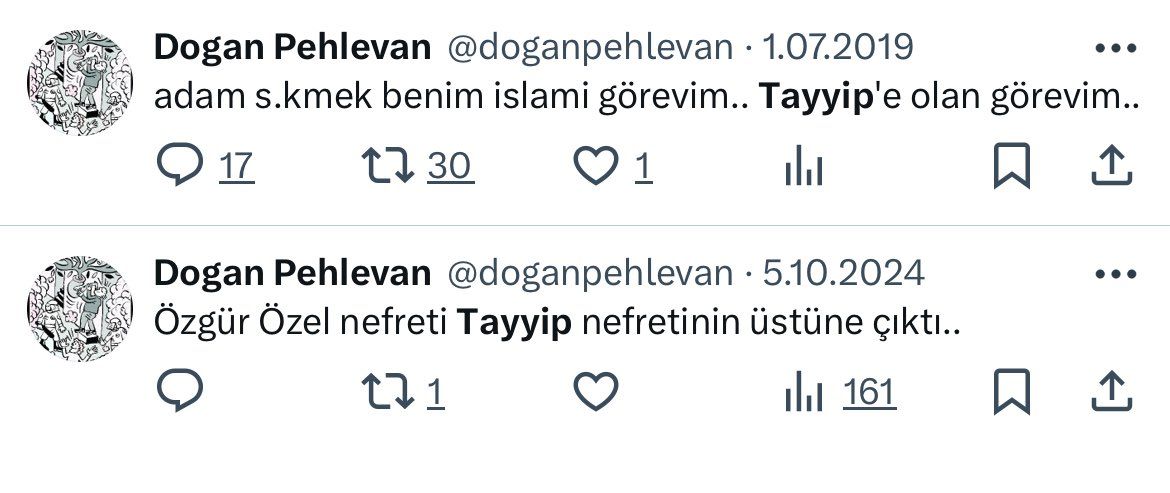 Leman'ın alçak çizeri Doğan Pehlevan'ın kirli geçmişi ortaya çıktı: İslam’a hakaret, Erdoğan’a ölüm tehdidi, darbe girişimine destek! 10