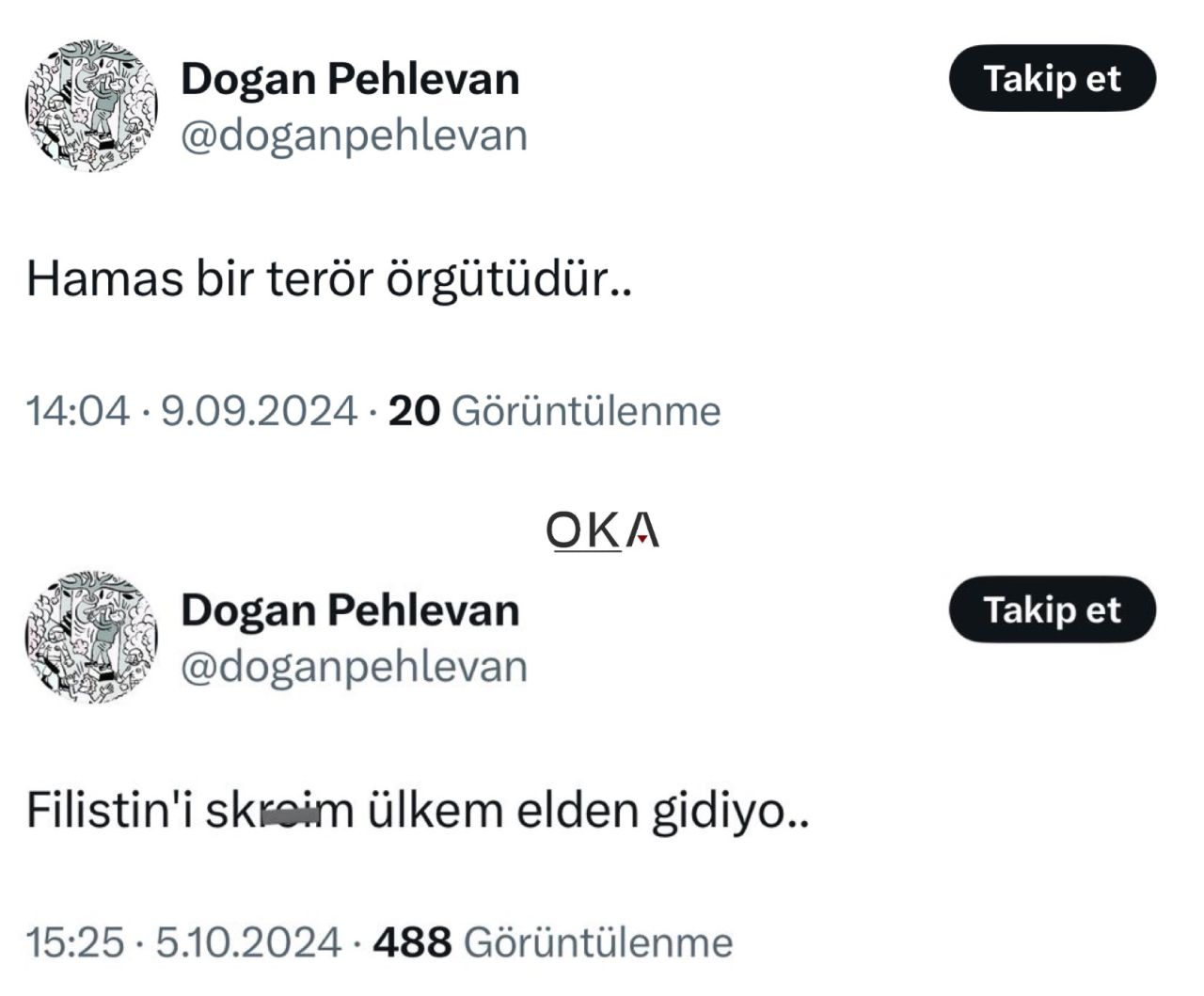 Leman'ın alçak çizeri Doğan Pehlevan'ın kirli geçmişi ortaya çıktı: İslam’a hakaret, Erdoğan’a ölüm tehdidi, darbe girişimine destek! 12