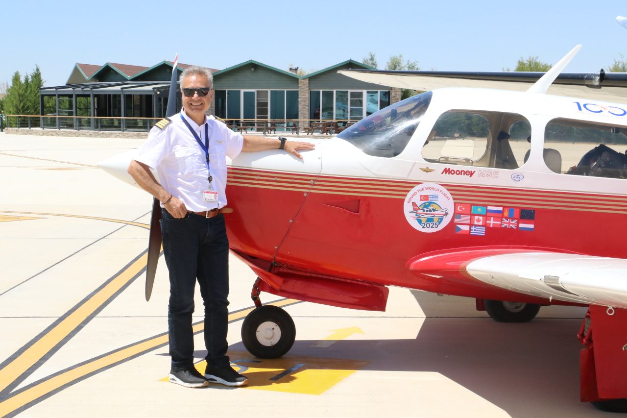 Pilotun hayali yarım kaldı... Hayatını kaybeden pilot Mehmet Demirci'nin tek başına dünya turuna çıktığı öğrenildi... 1