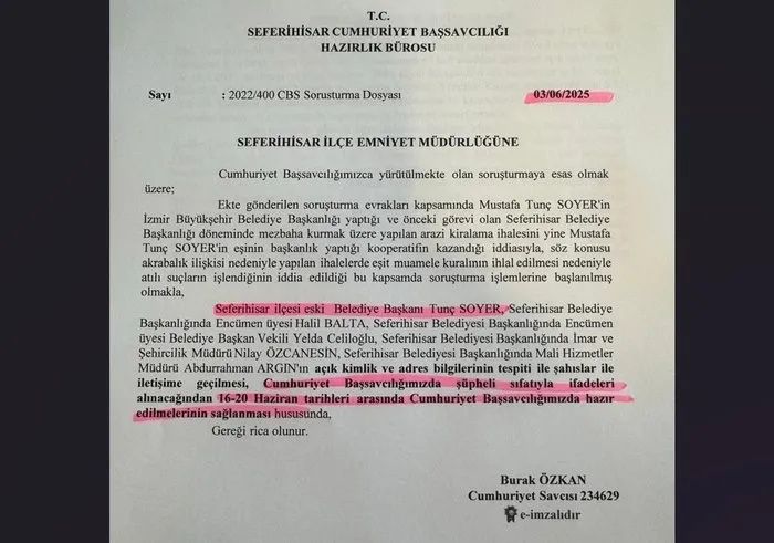 Tunç Soyer ifade vermeye neden gitmedi? Savcılık skandal gerçeği ortaya çıkardı... 2