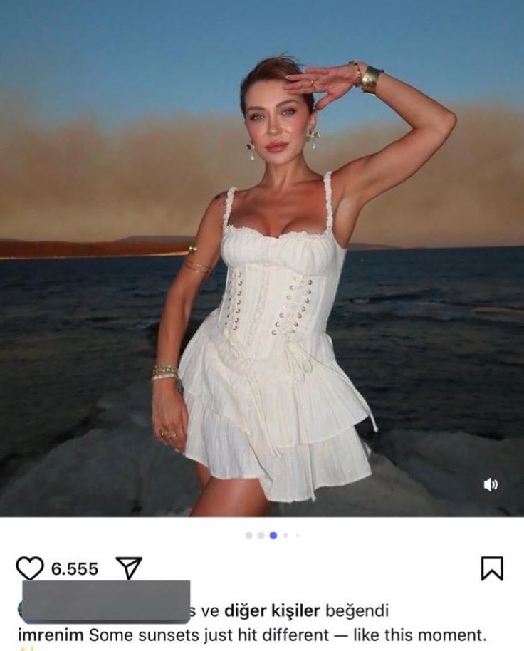 Instagram fenomeni İmren Karadeniz'in utanmaz paylaşımı infial yarattı! Türkiye yanarken o poz verdi... 2