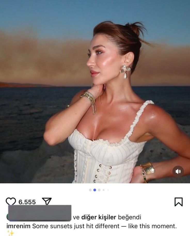 Instagram fenomeni İmren Karadeniz'in utanmaz paylaşımı infial yarattı! Türkiye yanarken o poz verdi... 3