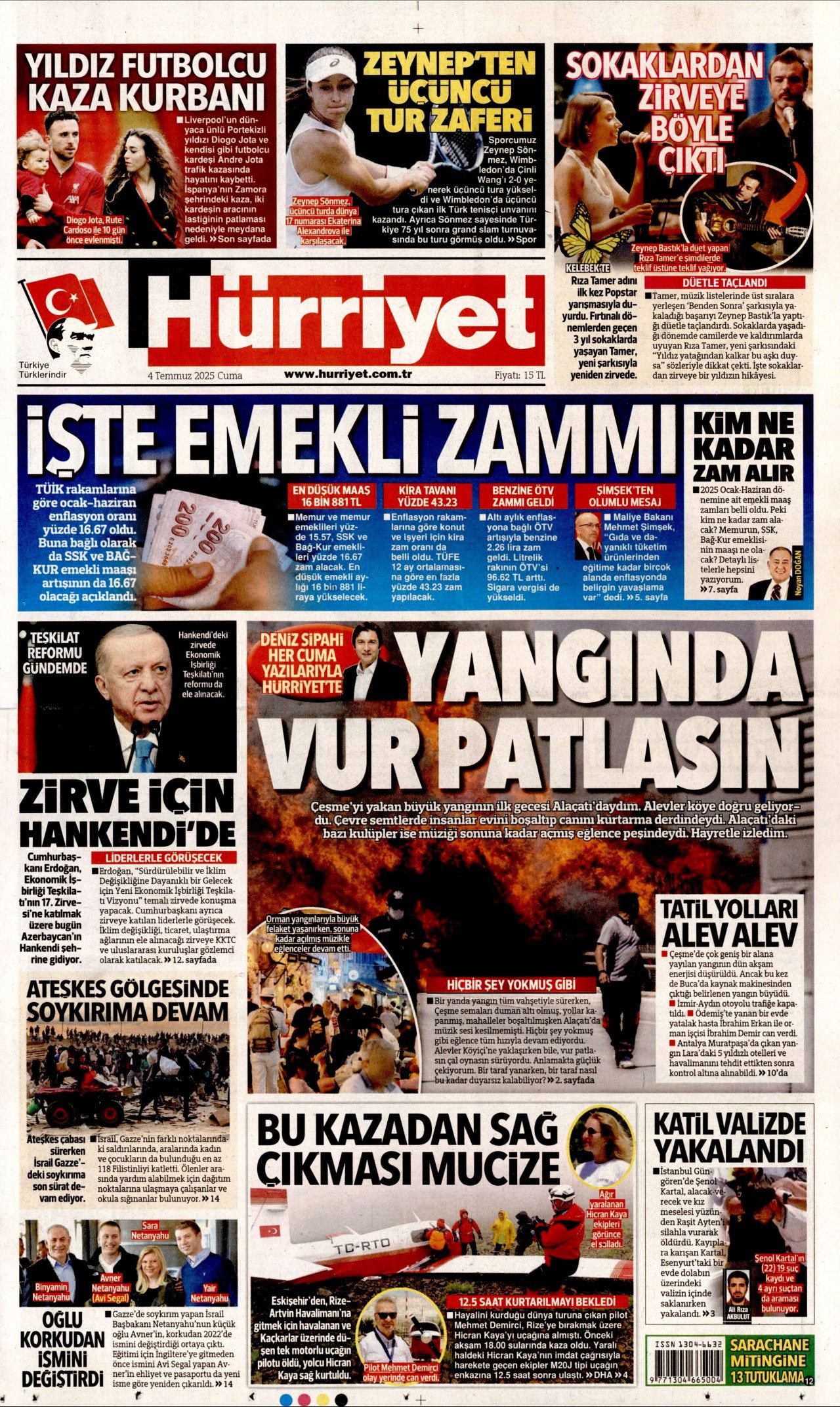 Atılan su buhar oluyor! Alevler durdurulamıyor... Yangın fırtınası manşetlerde! 2