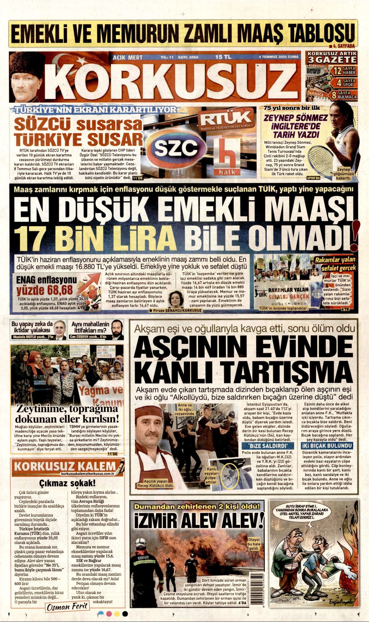 Atılan su buhar oluyor! Alevler durdurulamıyor... Yangın fırtınası manşetlerde! 19