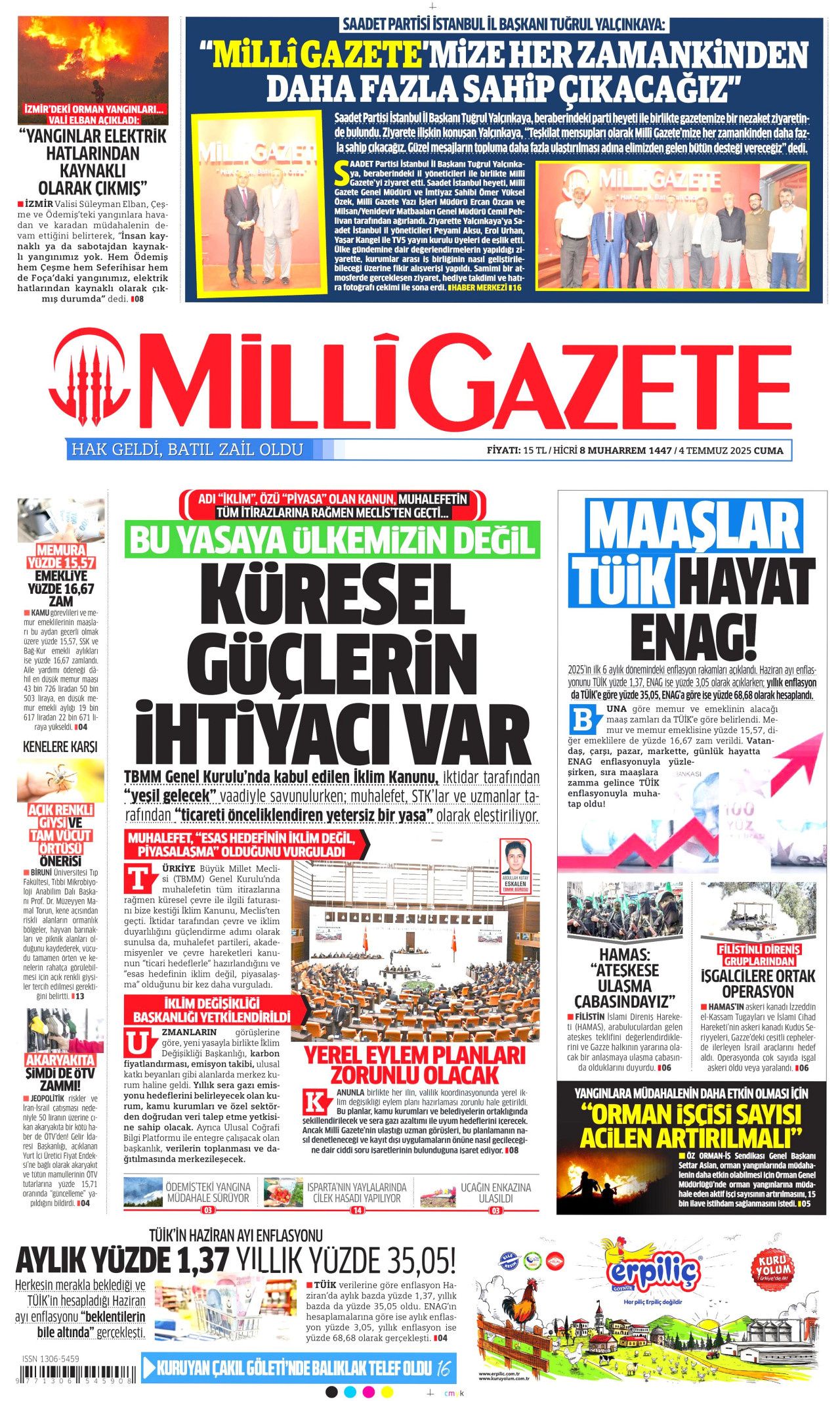 Atılan su buhar oluyor! Alevler durdurulamıyor... Yangın fırtınası manşetlerde! 18