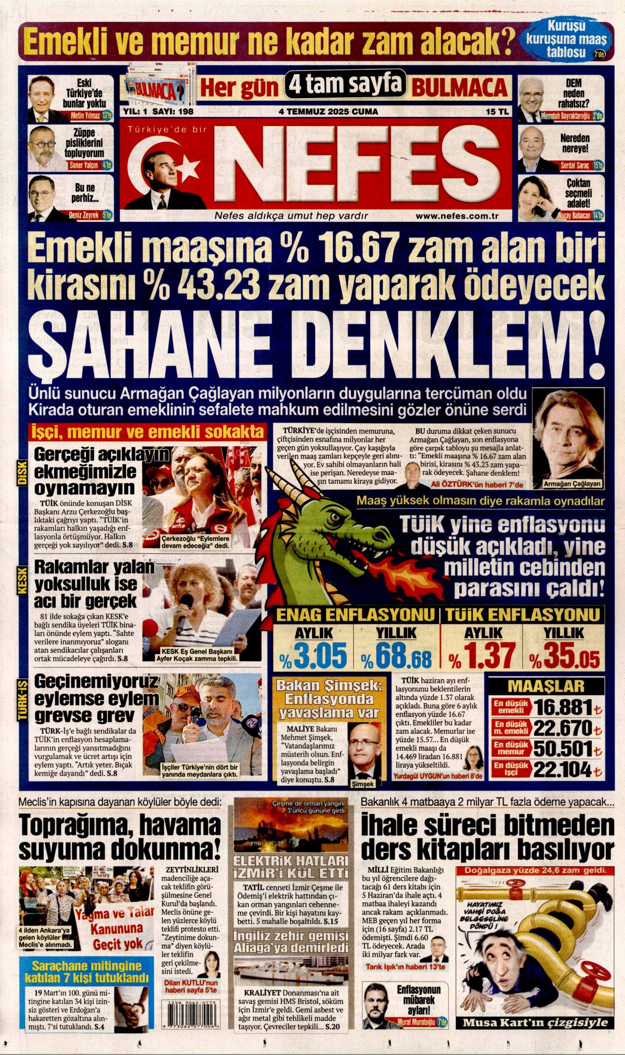 Atılan su buhar oluyor! Alevler durdurulamıyor... Yangın fırtınası manşetlerde! 5