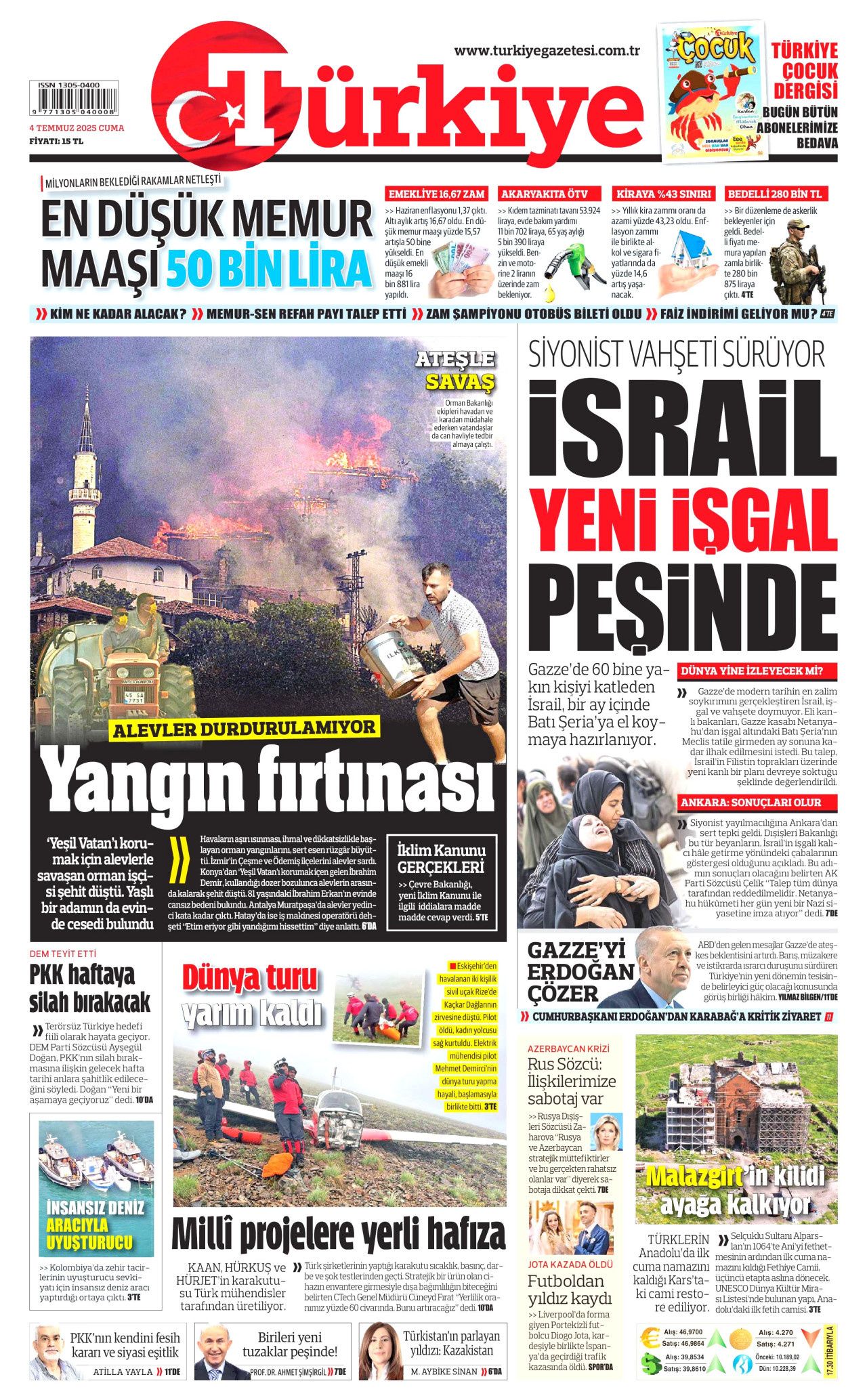 Atılan su buhar oluyor! Alevler durdurulamıyor... Yangın fırtınası manşetlerde! 1