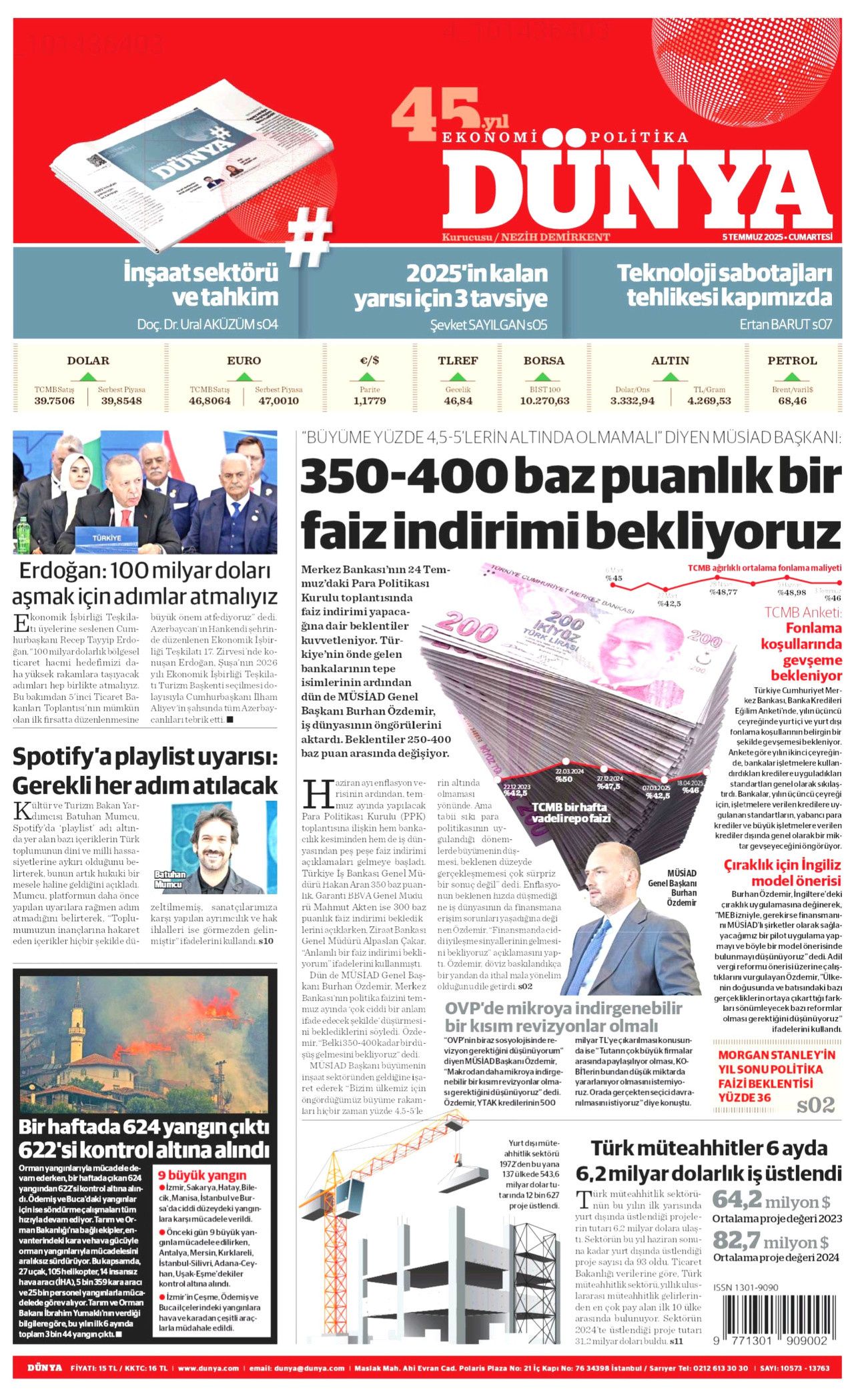 Cehalet değil ihanet... Ciğerlerimizi bile bile yaktılar! 5 Temmuz Cumartesi gazete manşetleri 21