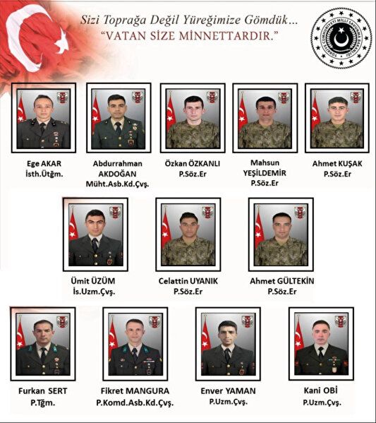 Pençe-Kilit bölgesinde metan gazı faciası: 12 kahraman şehit, 7 asker hastanede... Şehit olan askerlerimizin kimlikleri belli oldu 3